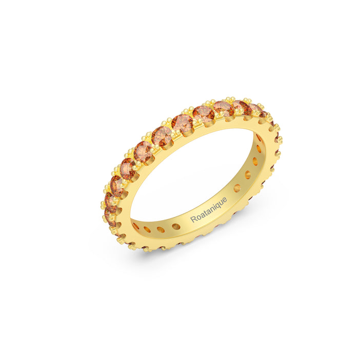 "Eternity" Ring with 2.10ct Roatanique