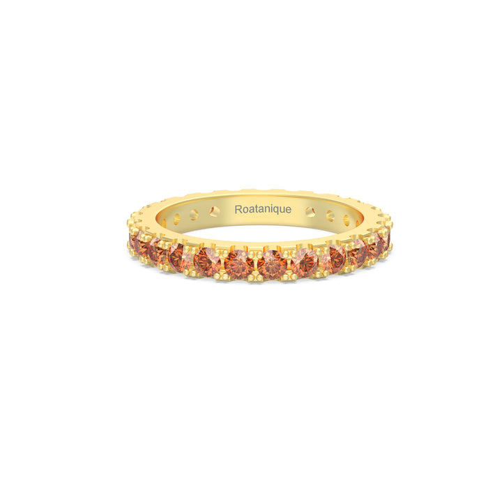 "Eternity" Ring with 2.10ct Roatanique