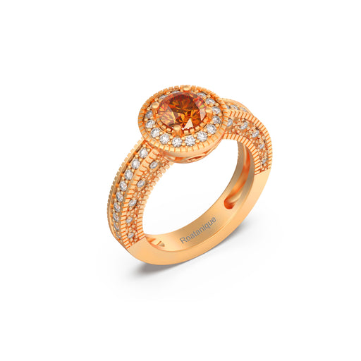 “Crafted with Care” Ring with stunning Roatanique