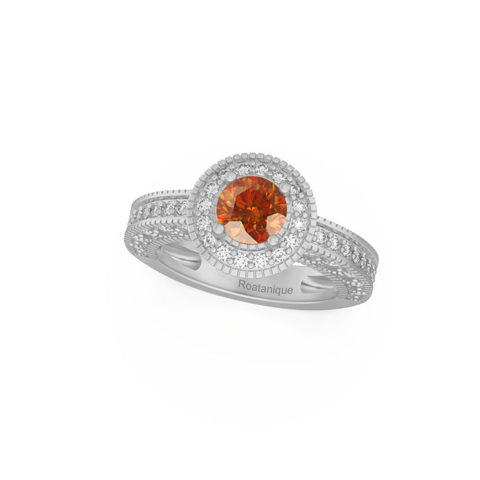 “Crafted with Care” Ring with stunning Roatanique
