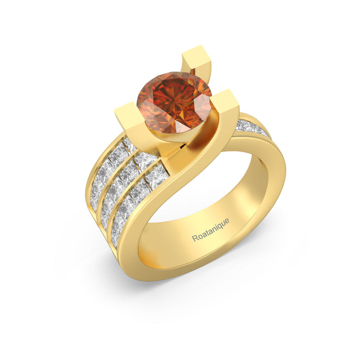 "Magnifico" Ring with 2.10ct Roatanique