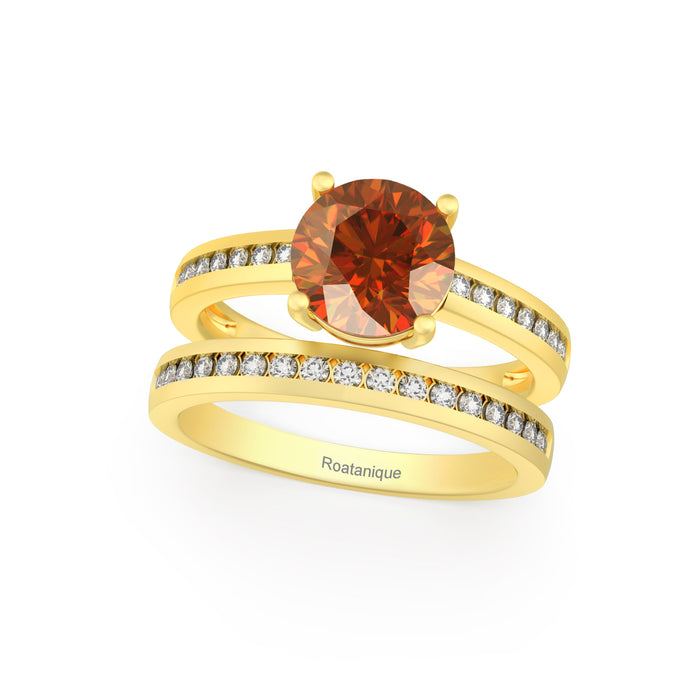 "Luxury" Ring with 2.04ct Roatanique