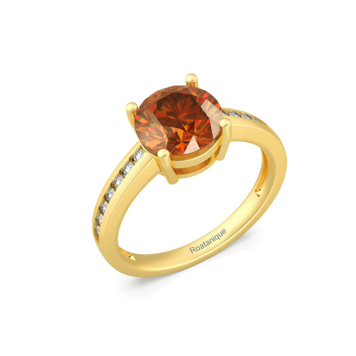 "Luxury" Ring with 2.04ct Cozumelique