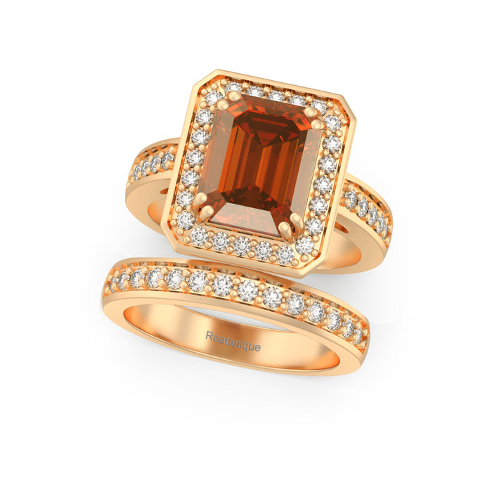 "Dynasty" Ring with 3.75ct Cozumelique