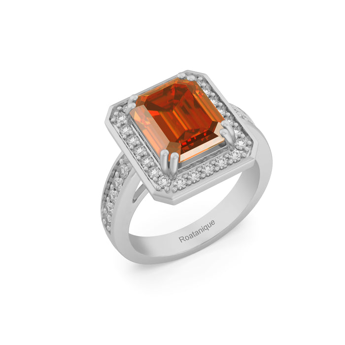 "Dynasty" Ring with 3.75ct Dominicanique