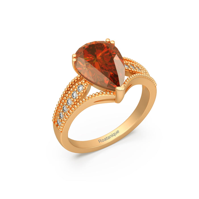 "Made in Heaven" Ring with 3.06ct Roatanique