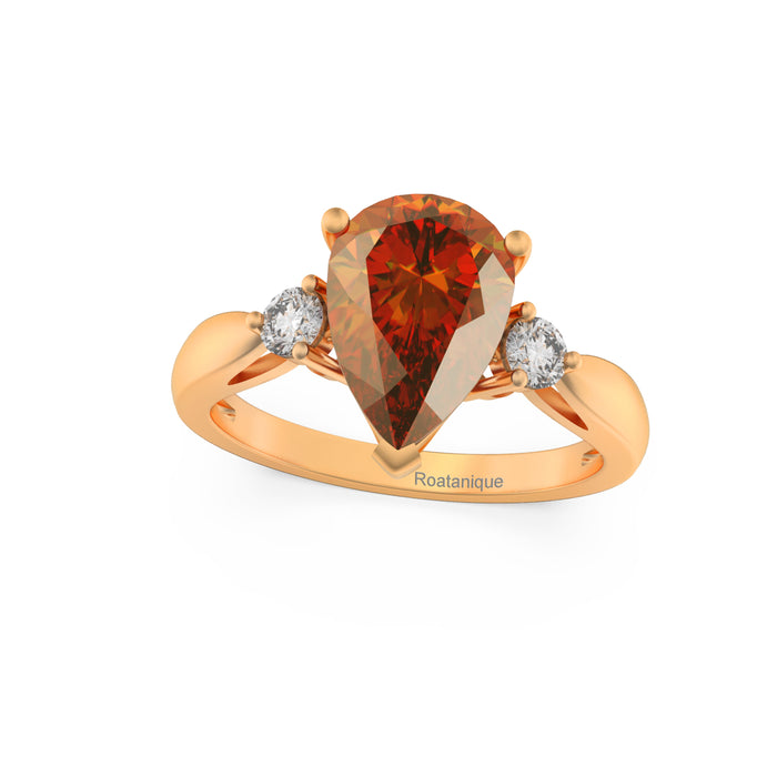 "My Rock" Ring with 3.05ct Roatanique