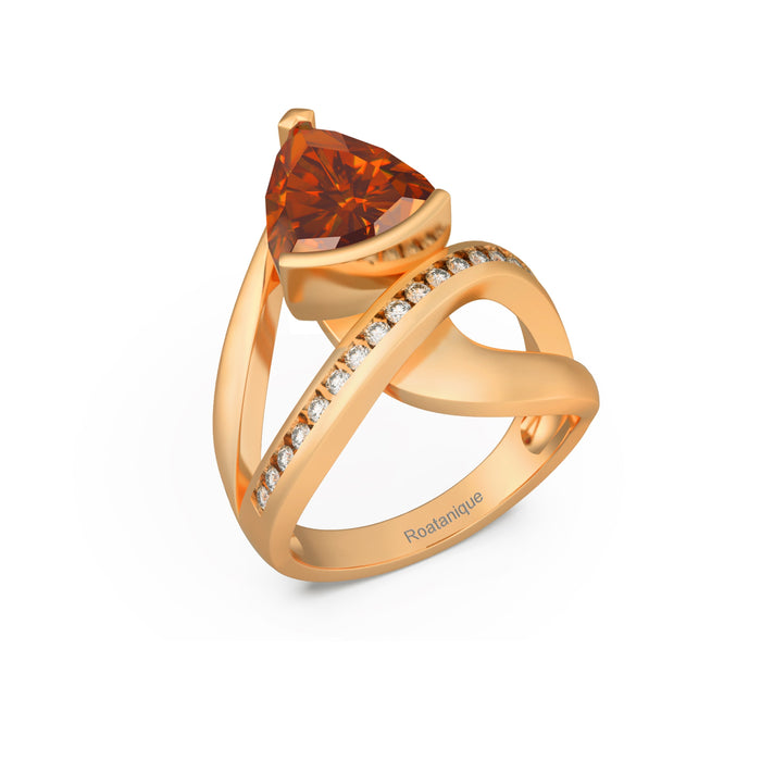 "On a Pedestal" Ring with 2.40ct Dominicanique