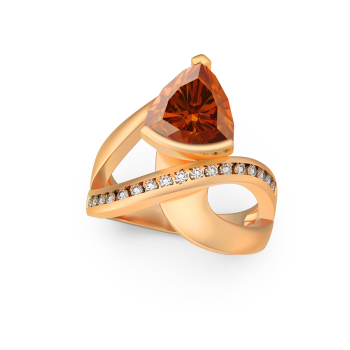 "On a Pedestal" Ring with 2.40ct Dominicanique