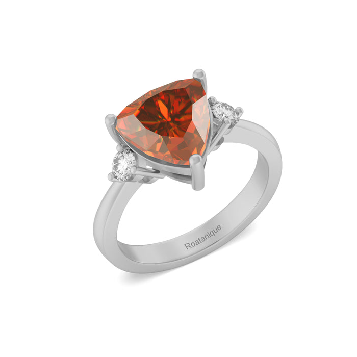 "2 By My Side" Ring with 2.51ct Roatanique