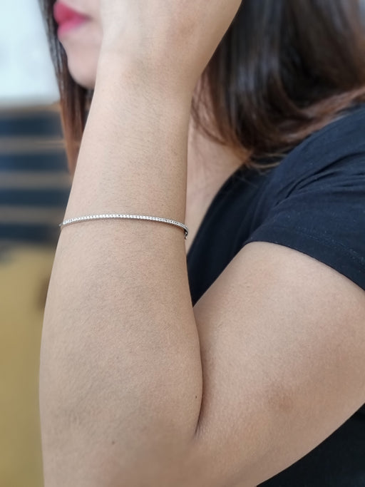 Diamond Bangle 1.00 ct tw - Ladies 14kt White Gold