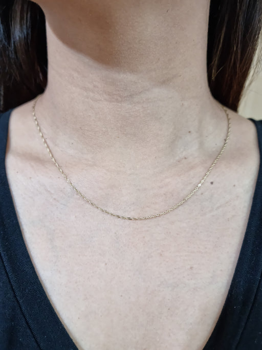 Singapore Chain 14k 1MM - All lengths available