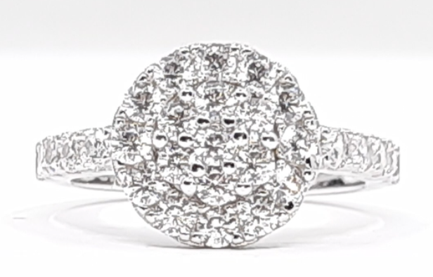 SeaFraa Round Diamond Ring 1.15 carats of diamonds in 14kt Gold
