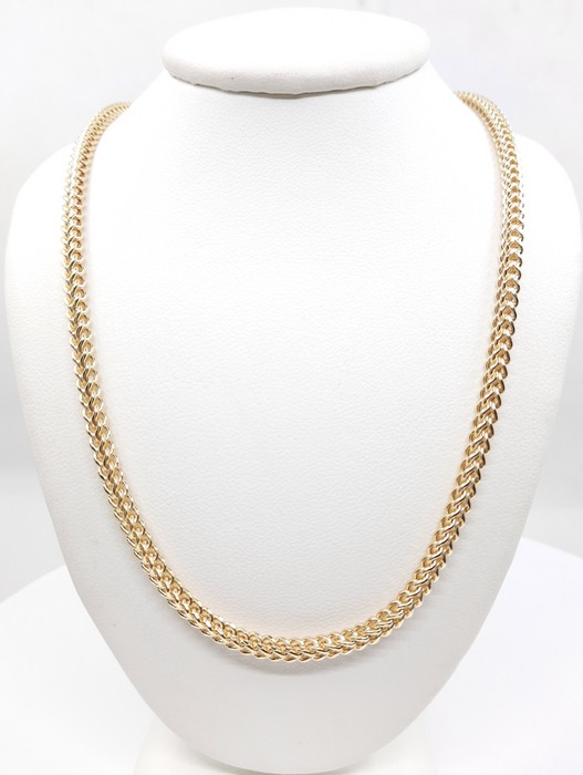 Women Franco Link Chain 14kt 2.5MM - All lengths available