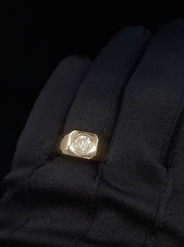 Men's Diamond Ring 1.27ct tw 14kt Gold