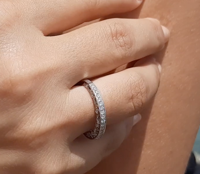 Diamond Band Fancy Women's 0.61ct tw with 14kt Gold