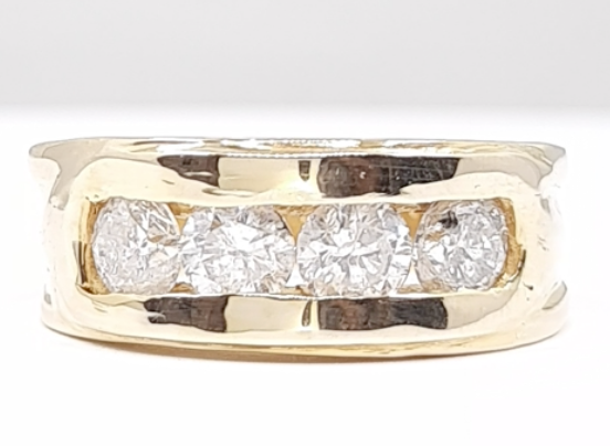 Men's Ring Diamonds 2.00ct tw 14kt Gold