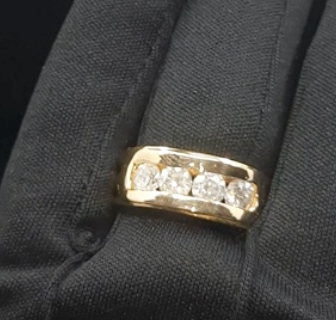 Men's Ring Diamonds 2.00ct tw 14kt Gold