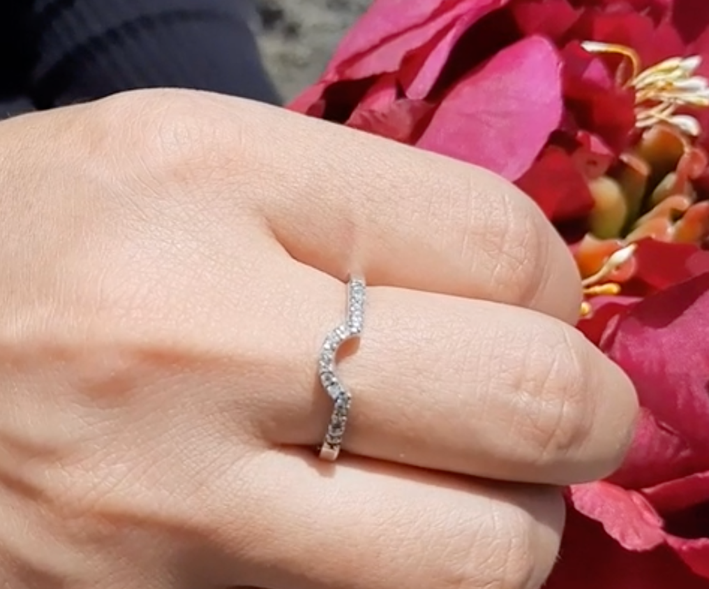 Diamond U Band Women's 0.25ct tw with 14kt Gold