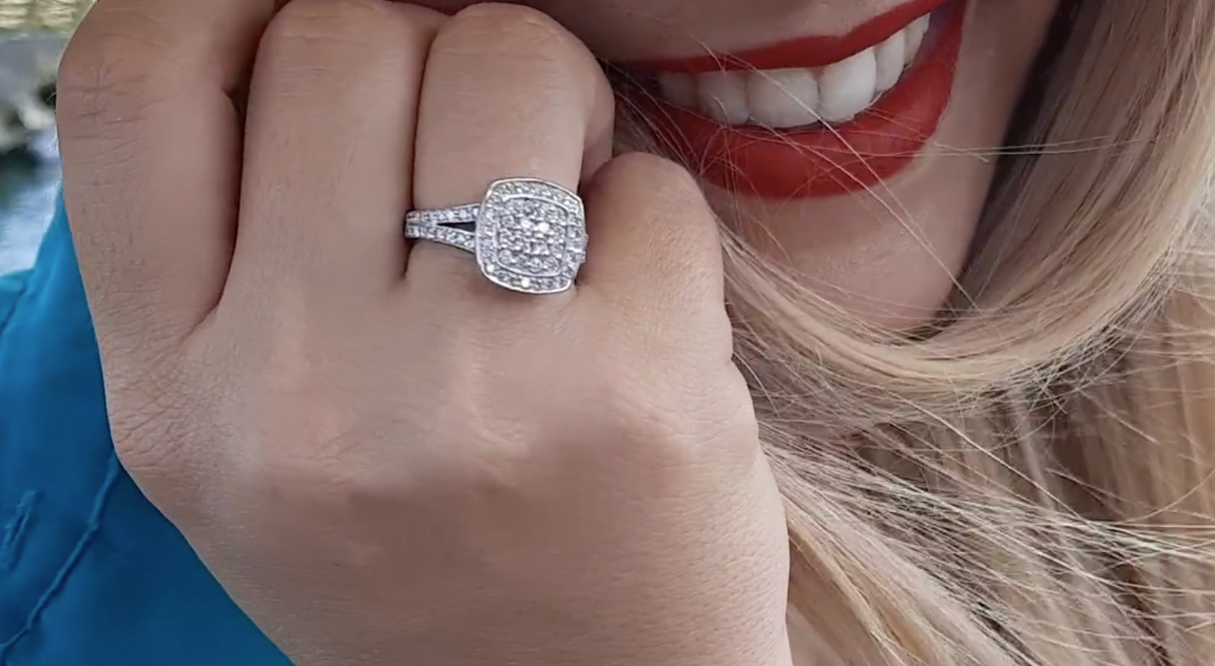 Amante Diamond Ring Women's 0.85ct tw with 14kt Gold