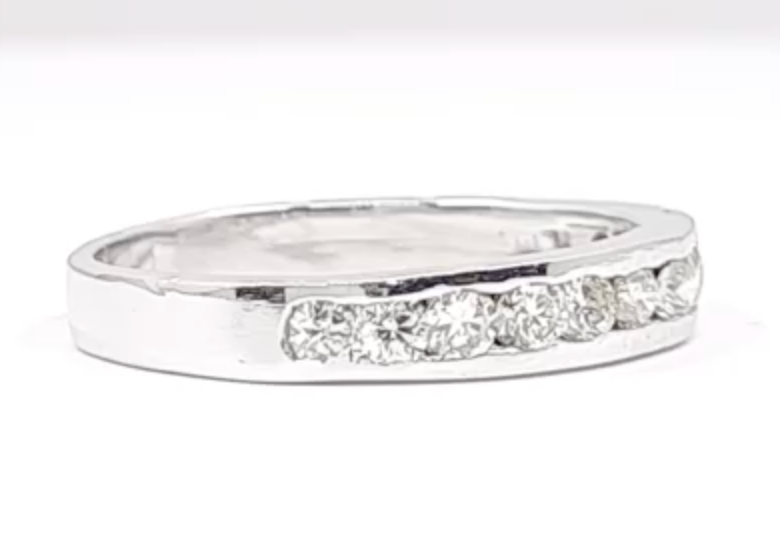 Diamond Channel Band Women 0.50cttw 14kt Gold