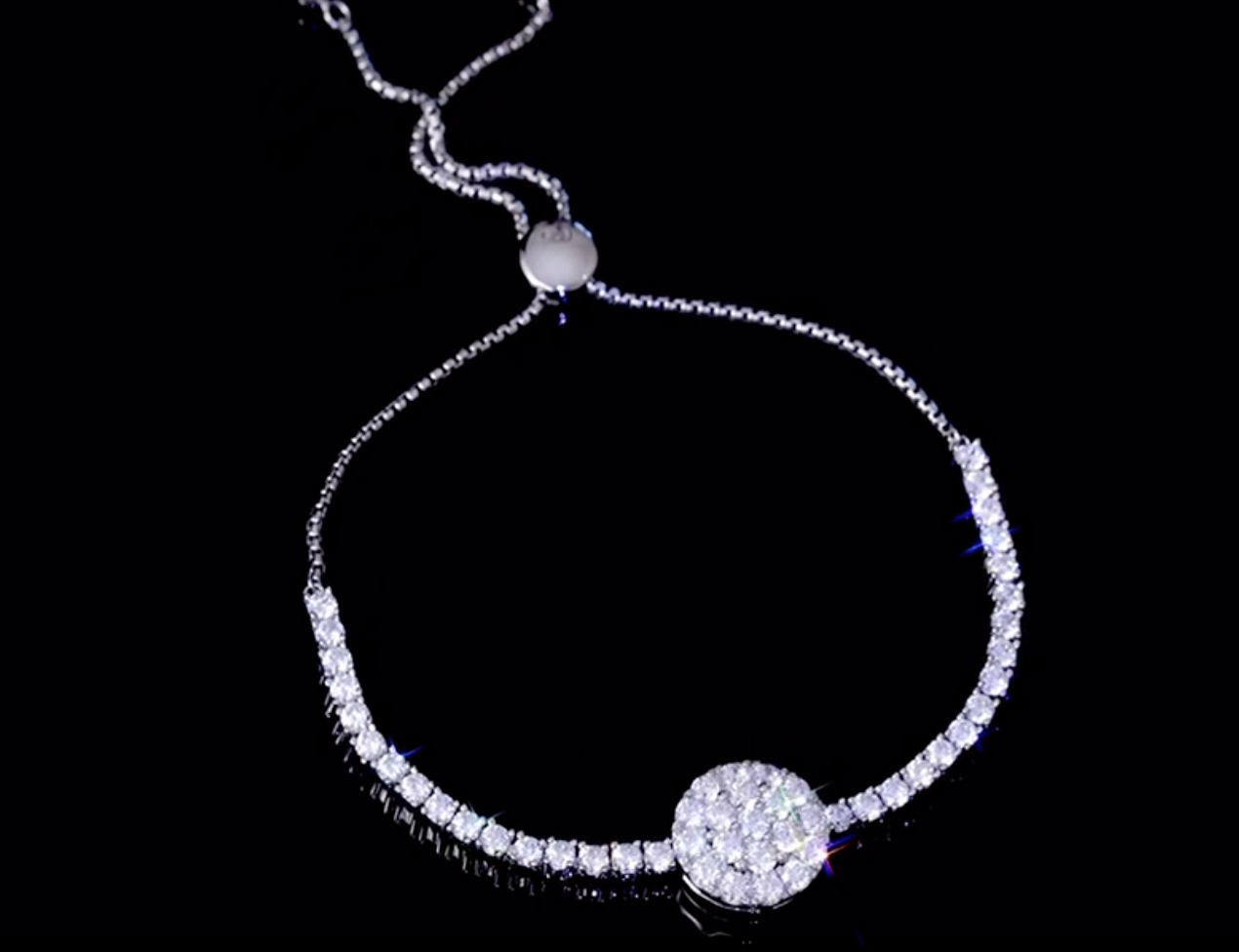 SeaFraa Diamond Bracelet Bolo 2.25 carats of diamonds in 14kt Gold