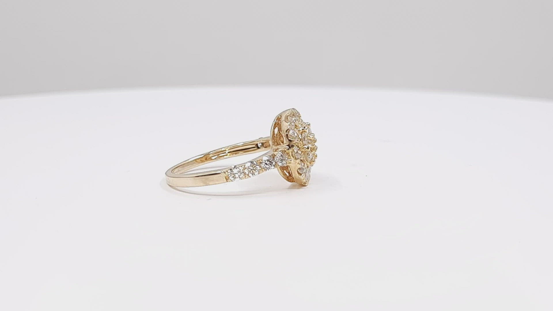 SeaFraa Round Diamond Ring 1.15 carats of diamonds in 14kt Gold