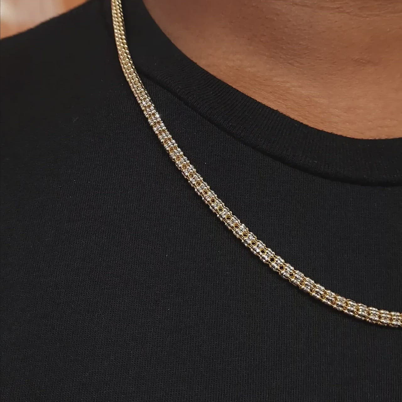 Diamond Marquise Chain 14k 4MM - All lengths available